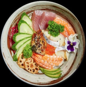 À La Carte Speciality Sushi Chirashi Don