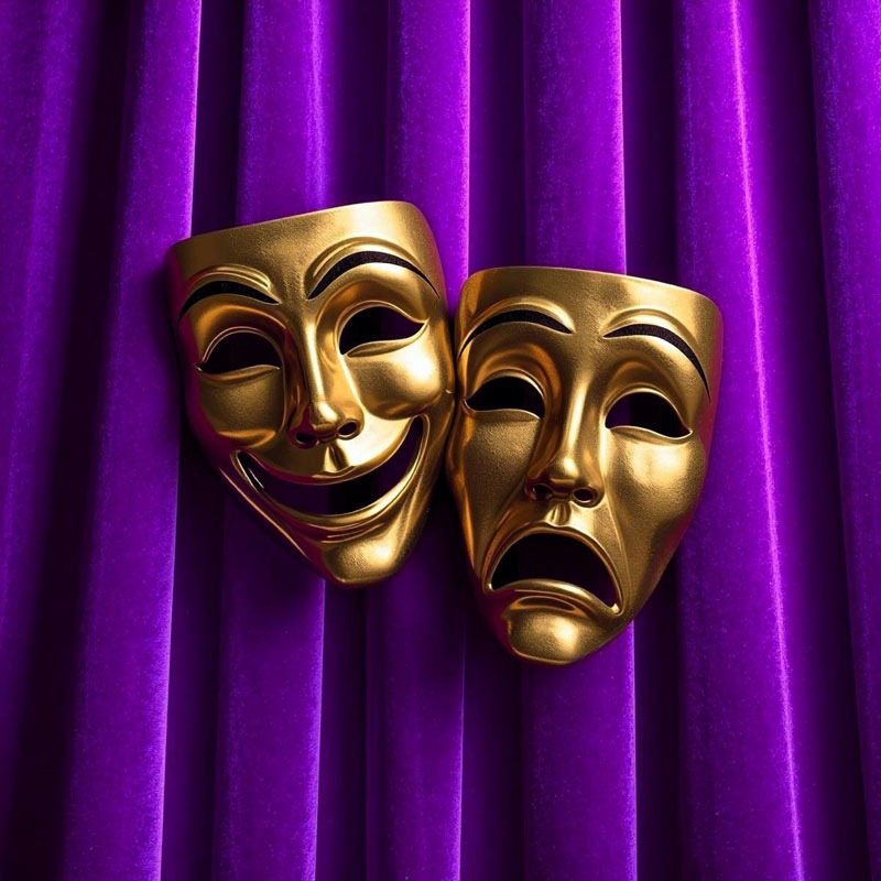Theatre Menu Masks